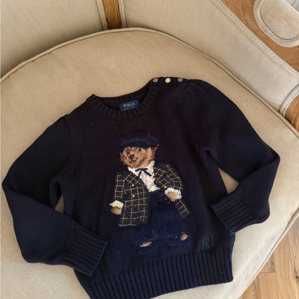 Polo by Ralph Lauren Navy Bear Sweater for Men